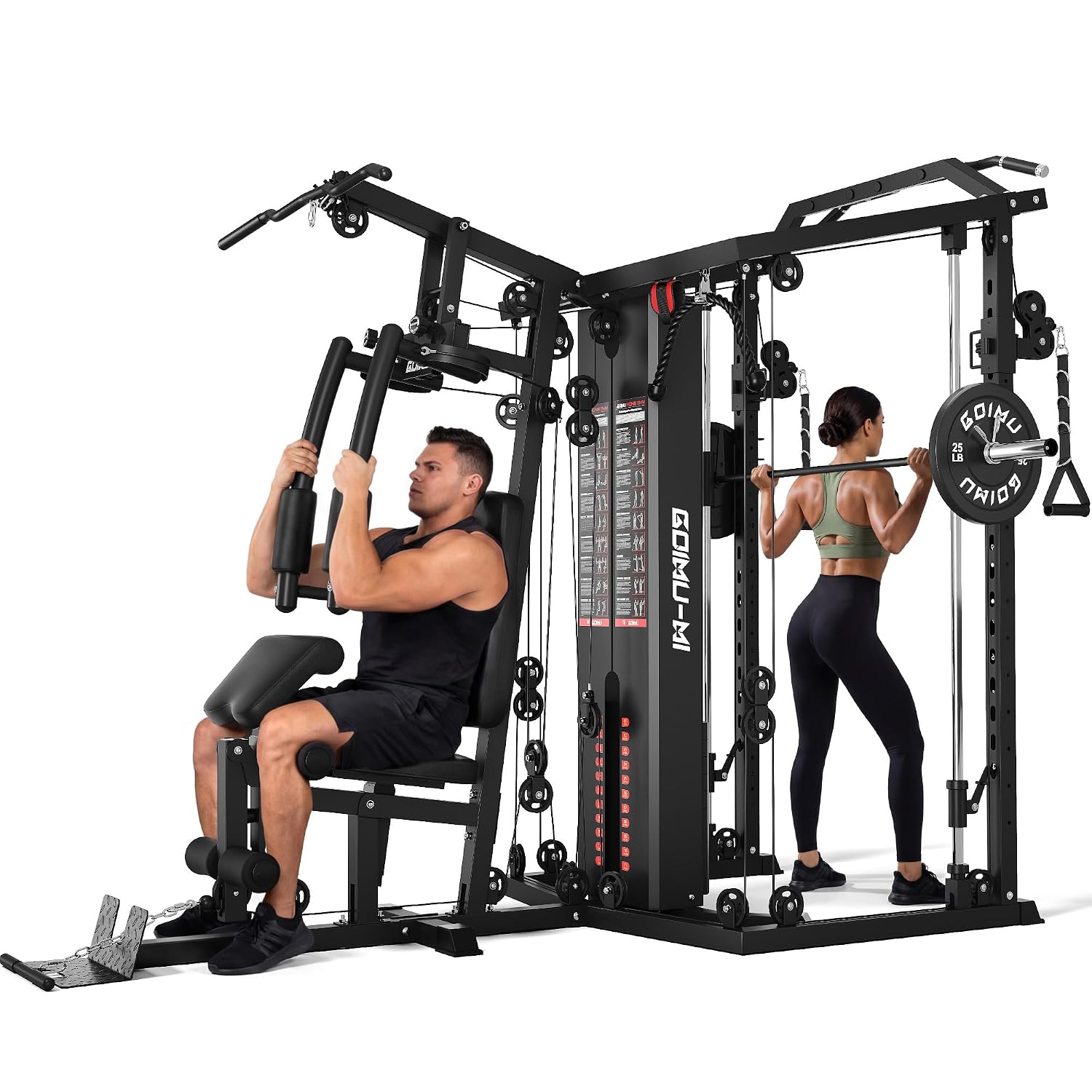 Home Gym One Machine - Máquina Smith de Estação Dupla DM01