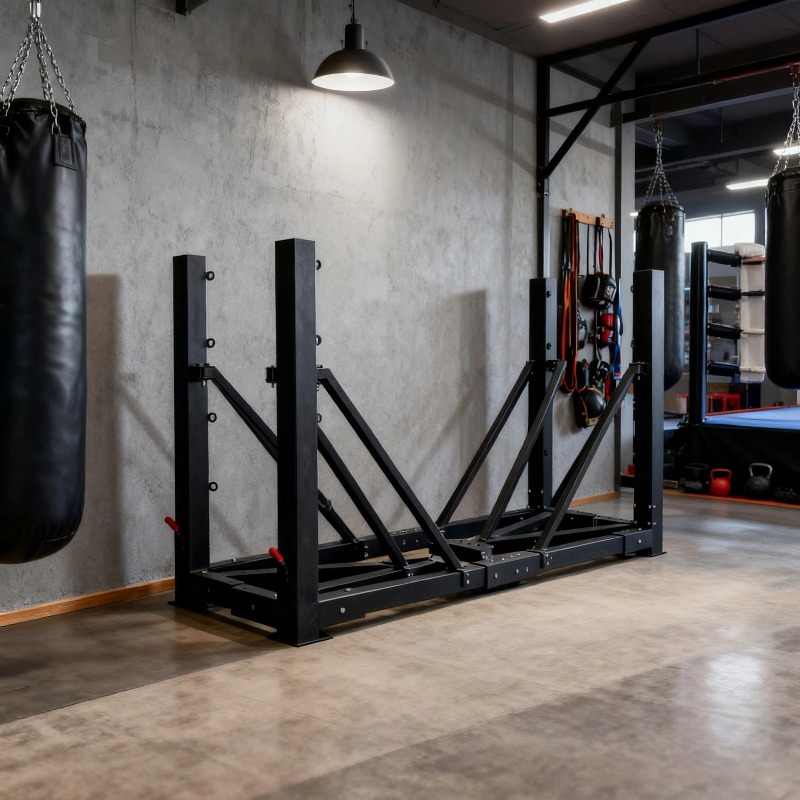 Home Gym Equipment Set - Conjunto de Ringue de Boxe Dobrável
