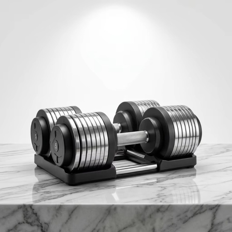 Home Gym Equipment Set - Conjunto de Halteres Ajustáveis Eletrogalvanizados de