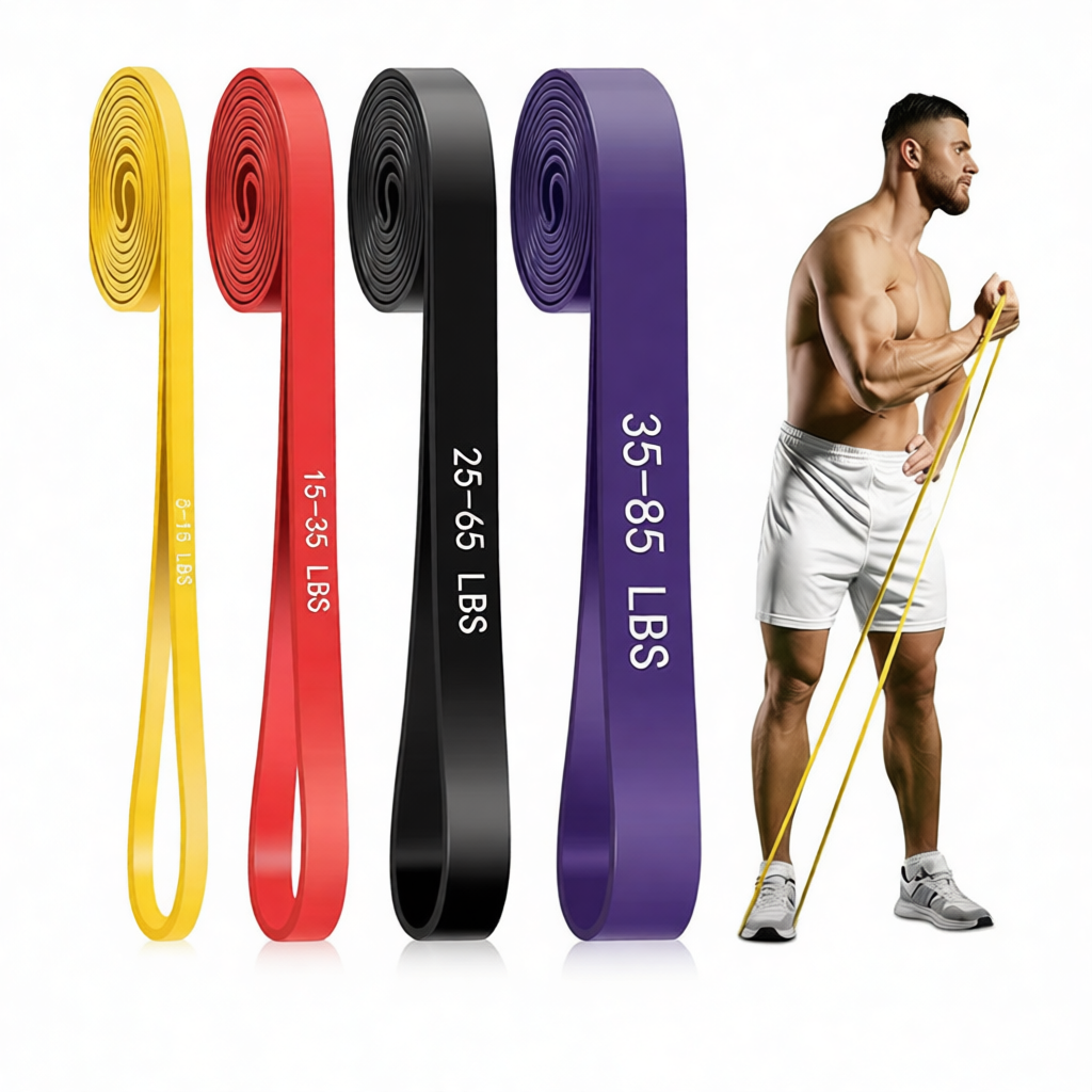 Home Gym Equipment Set - Faixas de Resistência Elásticas TPE: Equipamento