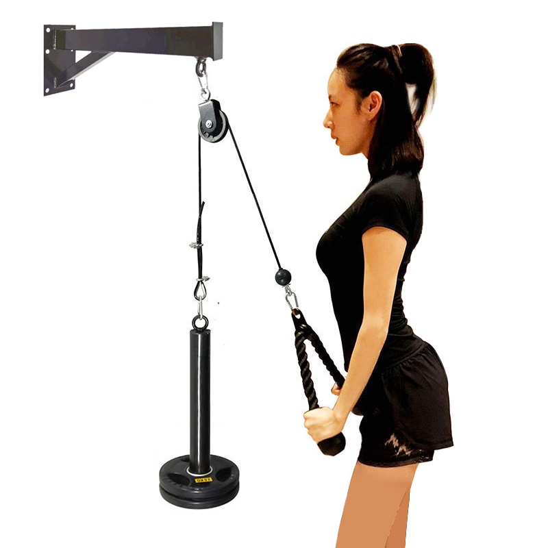 Wall Mounted Polia Cable Machi - Home Gym Cable Pulley System avaliação e preço