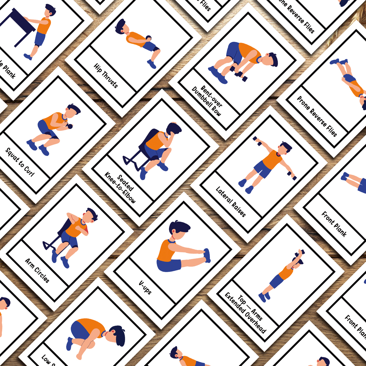 50 cartões de exercícios físic - Workout Plan Home Gym avaliação e preço