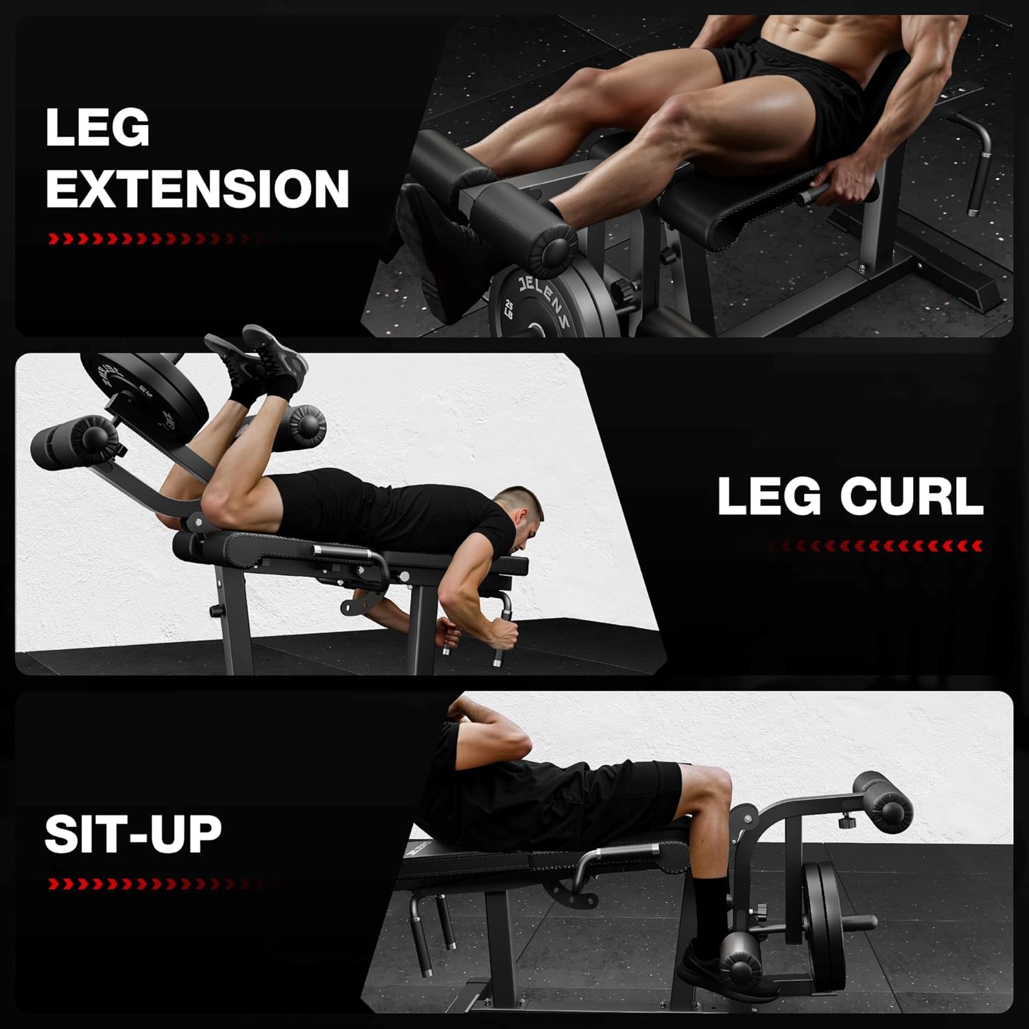 Máquina Ajustável para Flexão  - Home Gym Leg Extension Machine avaliação e preço