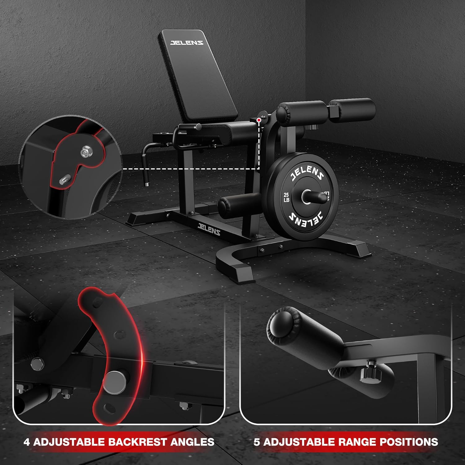 Máquina Ajustável para Flexão  - Home Gym Leg Extension Machine avaliação e preço