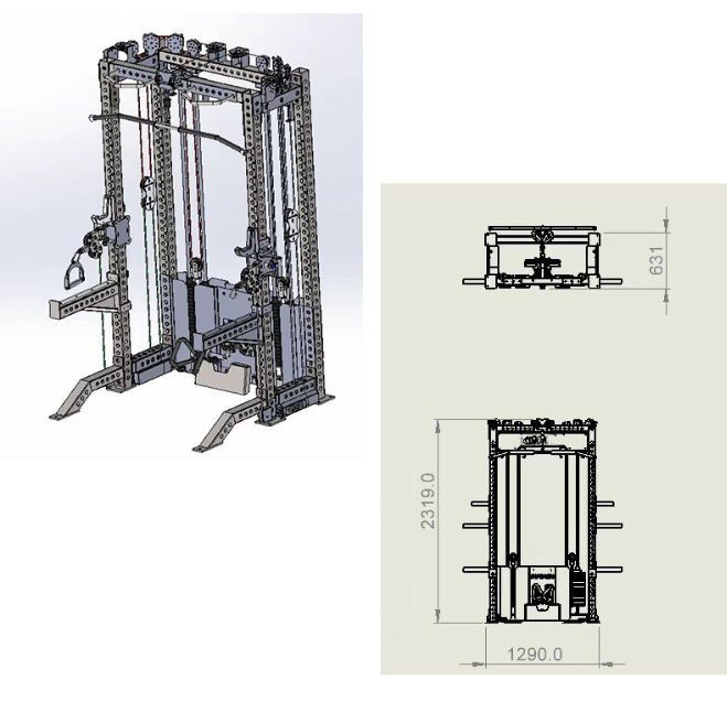 Equipamento de fitness de forç - Home Gym Equipment Set avaliação e preço