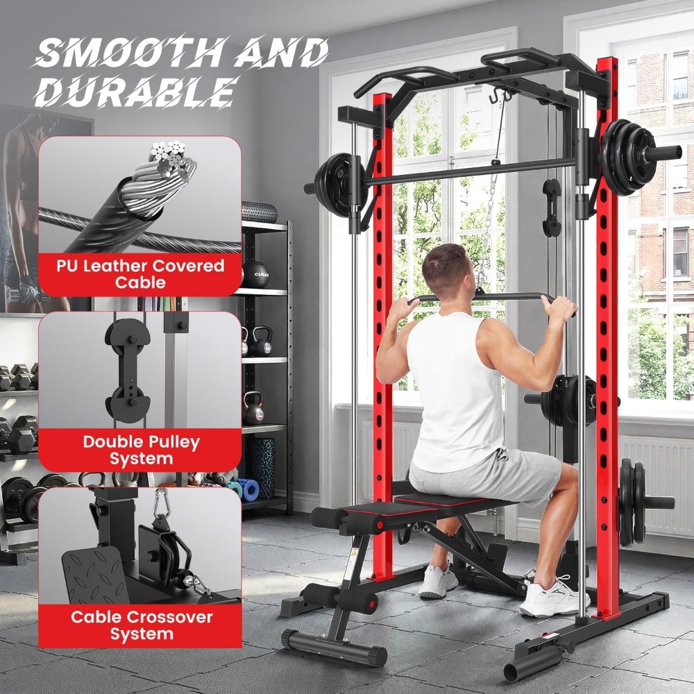 Máquina Smith Multifuncional c - Home Gym One Machine avaliação e preço