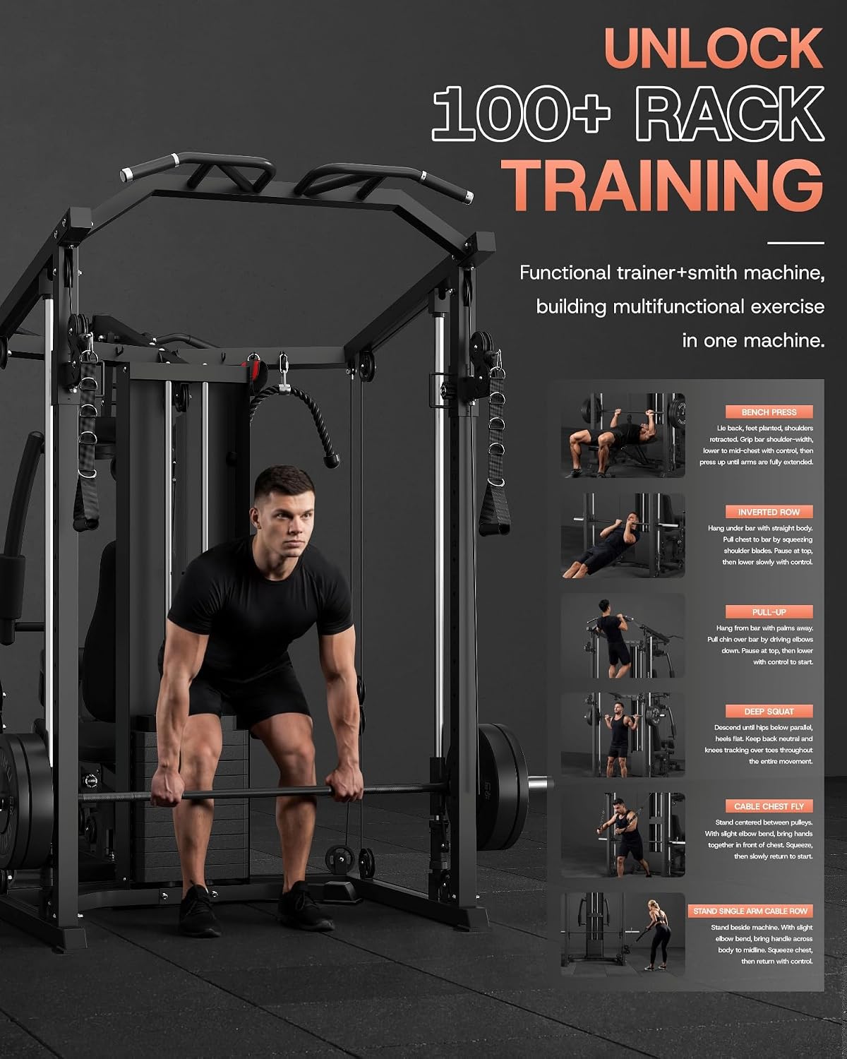 Máquina Smith de Estação Dupla - Home Gym One Machine avaliação e preço