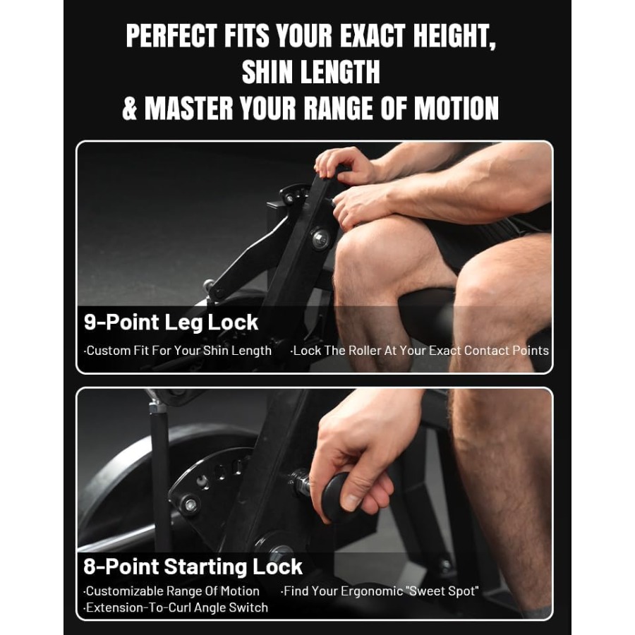 Máquina de Extensão e Flexão d - Home Gym Leg Extension Machine avaliação e preço
