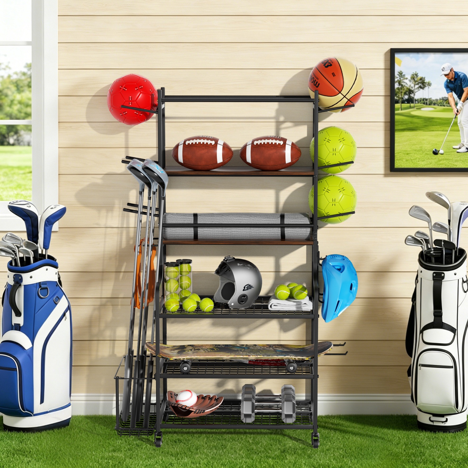 Suporte para Tapetes de Yoga c - Home Gym Yoga Storage avaliação e preço