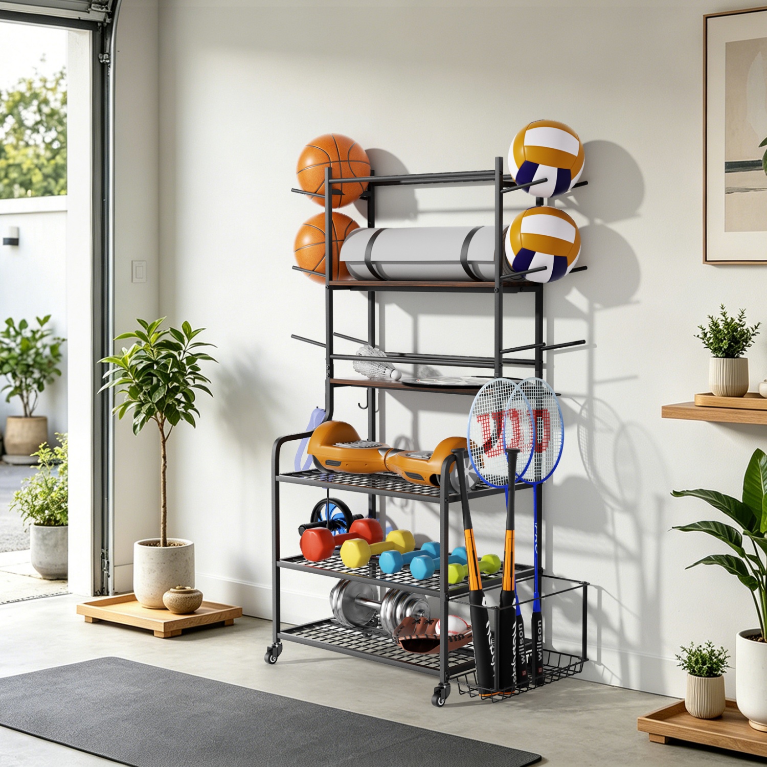 Suporte para Tapetes de Yoga c - Home Gym Yoga Storage avaliação e preço
