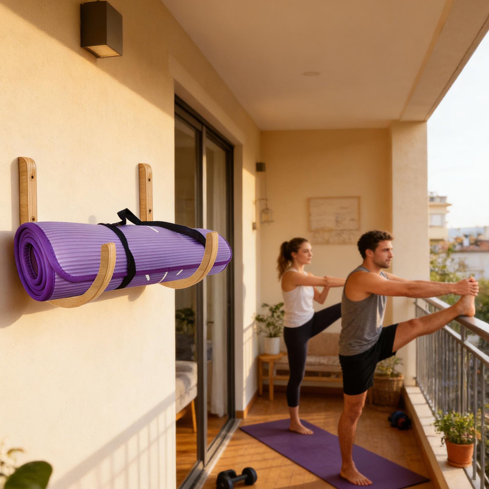 Organizador de tapete de ioga, - Home Gym Yoga Storage avaliação e preço