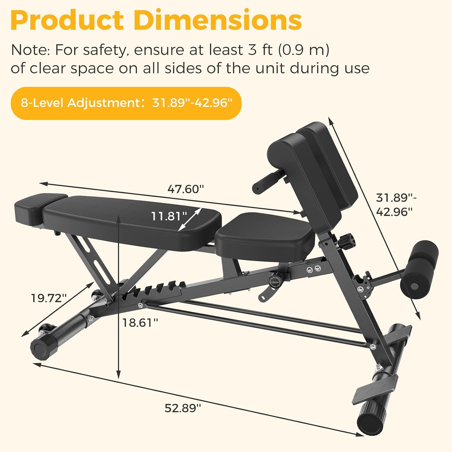 Banco de Peso Ajustável para T - Home Gym Leg Extension Machine avaliação e preço