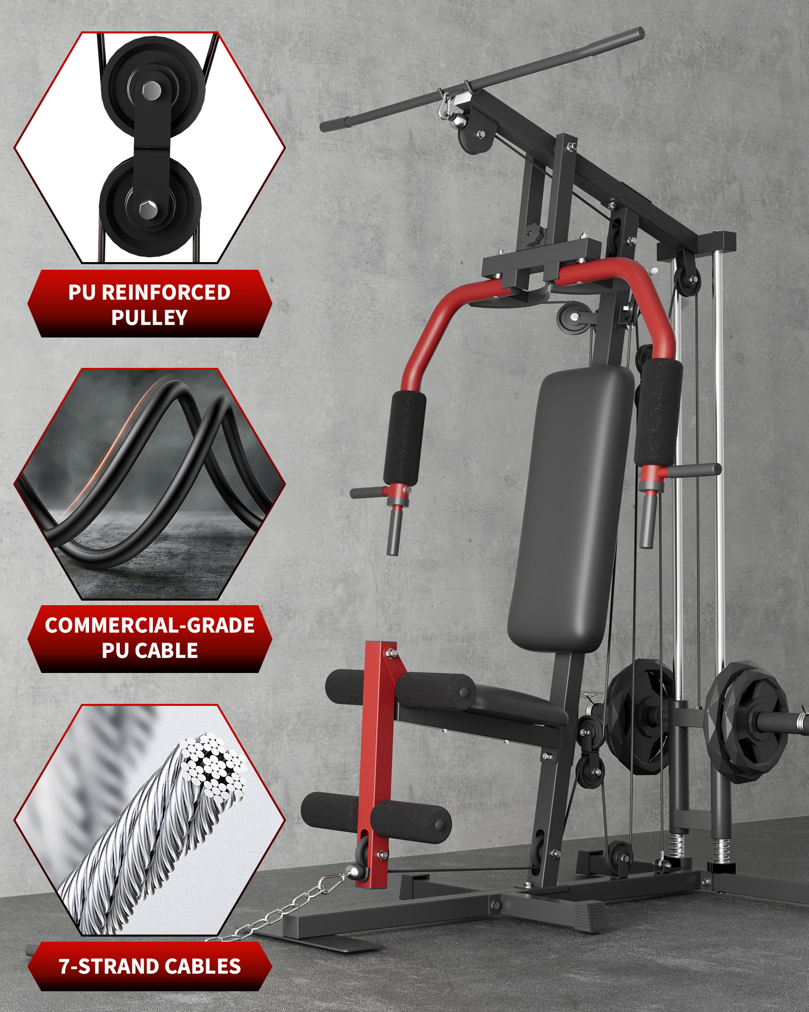 Equipamento de Ginástica Multi - Home Gym Leg Extension Machine avaliação e preço