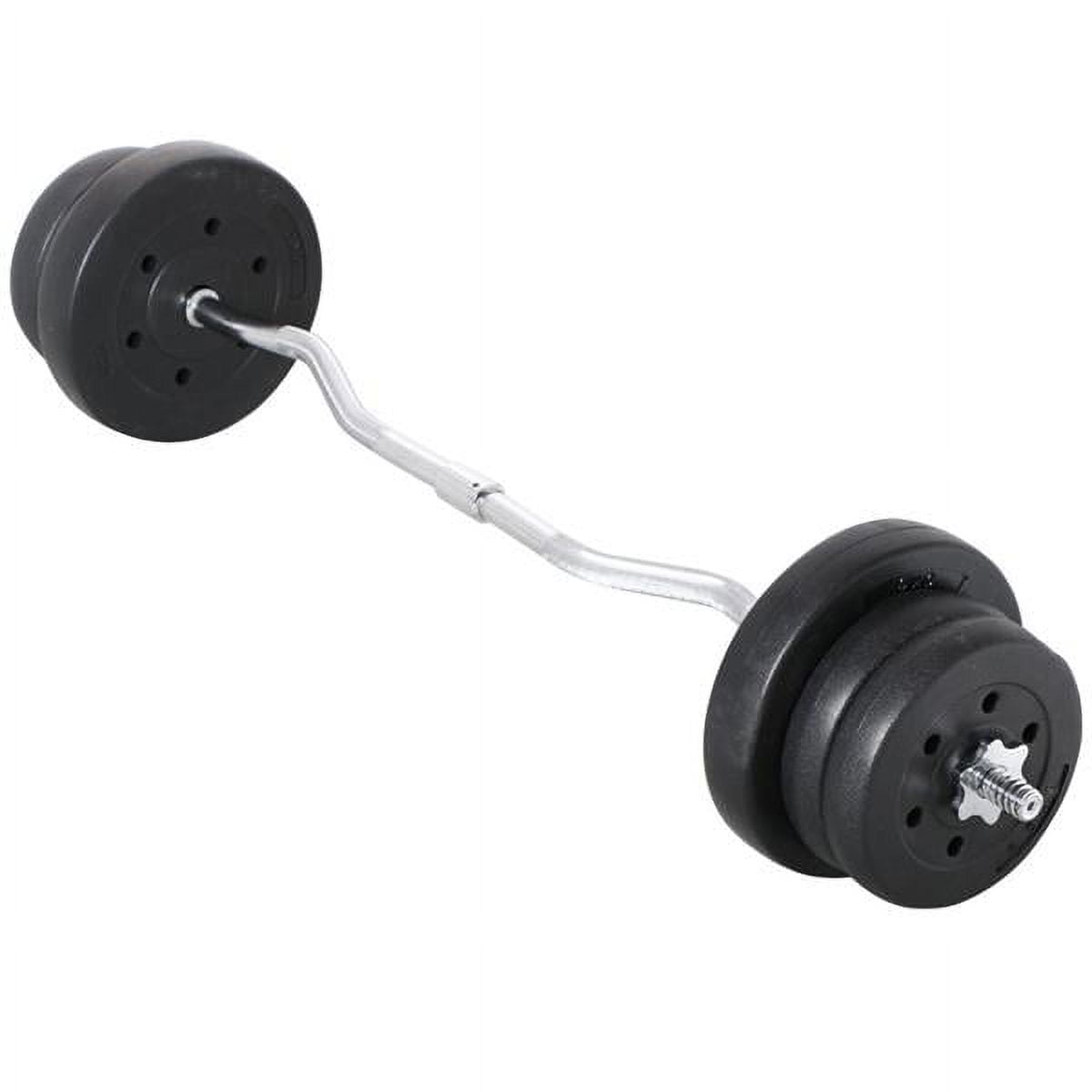 Barra de musculação de 55 lb p - Barbell Curl Bar avaliação e preço