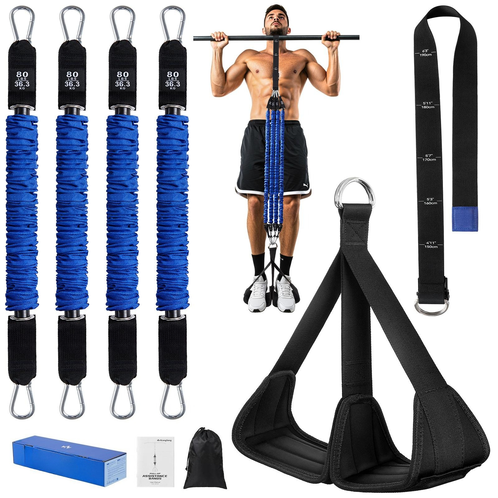 Conjunto de Faixas de Assistên - Home Gym Equipment Set avaliação e preço
