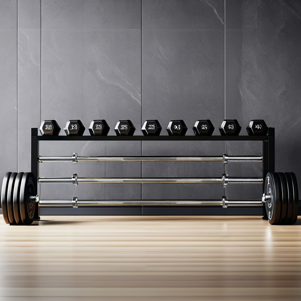 Conjunto de Barras de Halteres - Barbell Curl Bar avaliação e preço
