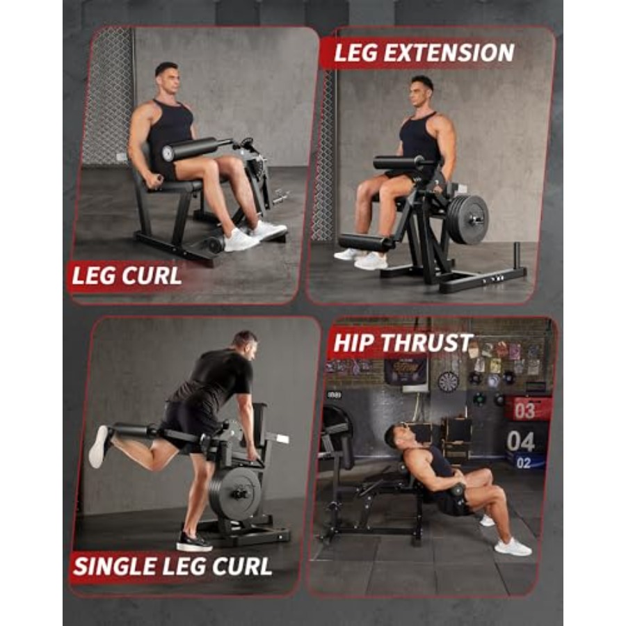 Máquina de extensão e flexão d - Home Gym Leg Extension Machine avaliação e preço
