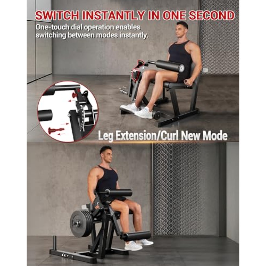 Máquina de extensão e flexão d - Home Gym Leg Extension Machine avaliação e preço