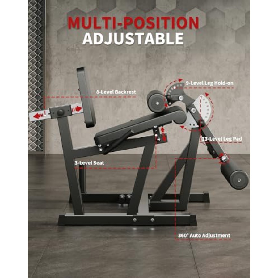 Máquina de extensão e flexão d - Home Gym Leg Extension Machine avaliação e preço