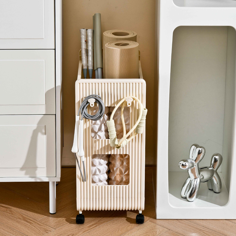 Multi-Function Trolley Storage - Home Gym Yoga Storage avaliação e preço