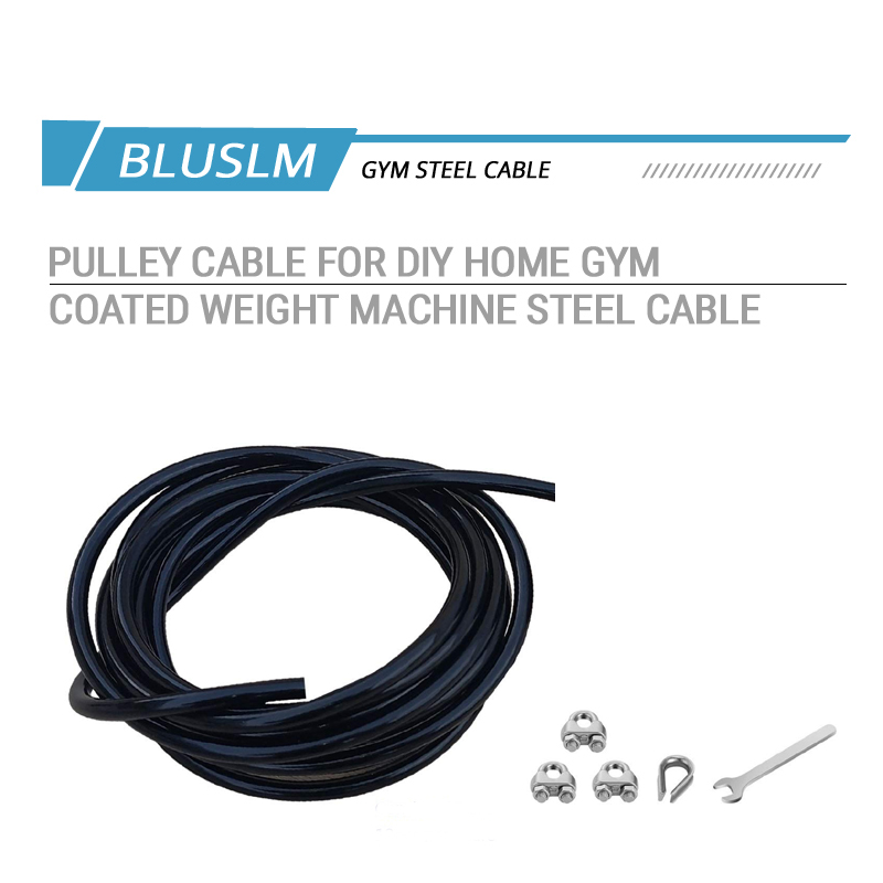 Cabo de substituição de aço re - Home Gym Cable Pulley System avaliação e preço