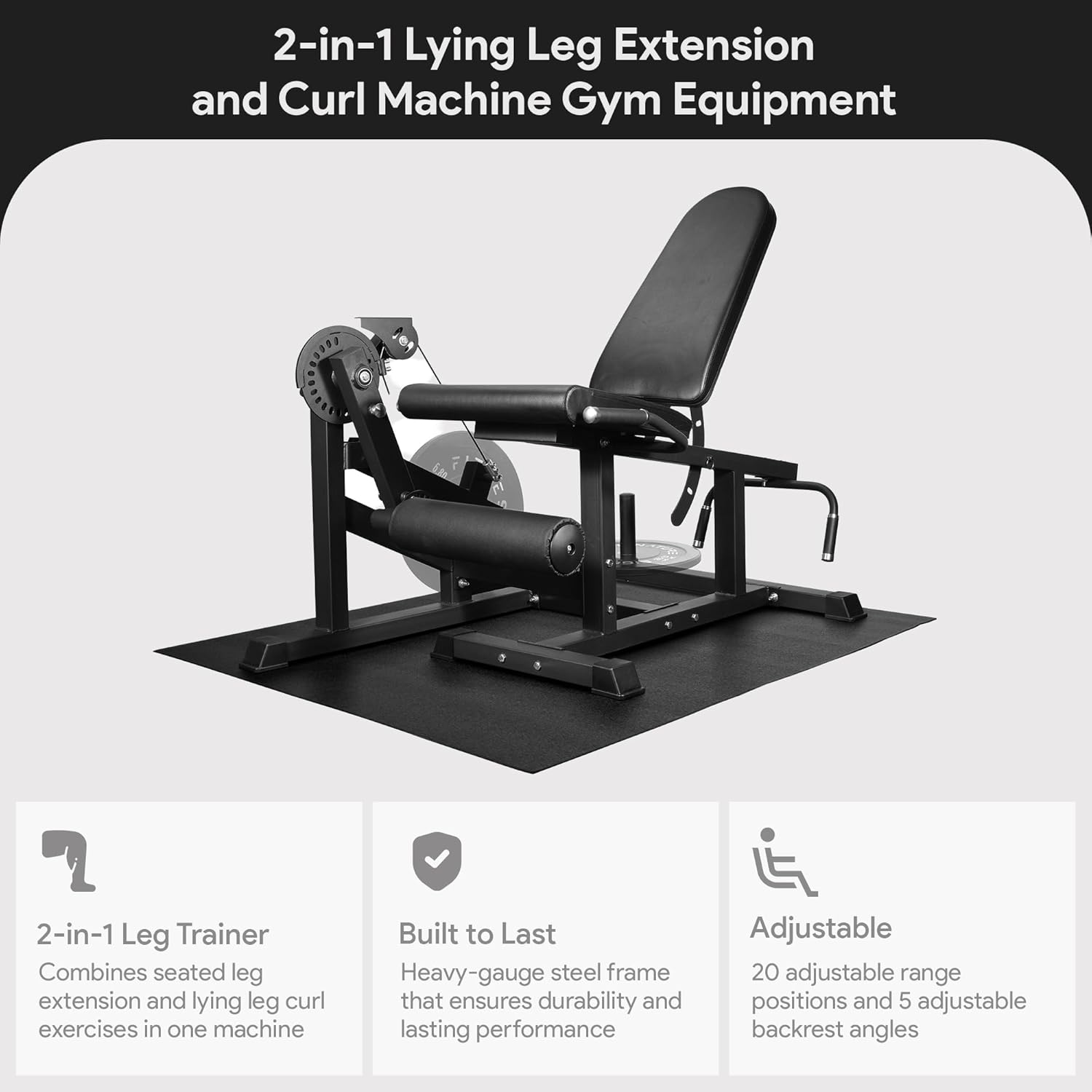 Máquina 2 em 1 para Extensão e - Home Gym Leg Extension Machine avaliação e preço