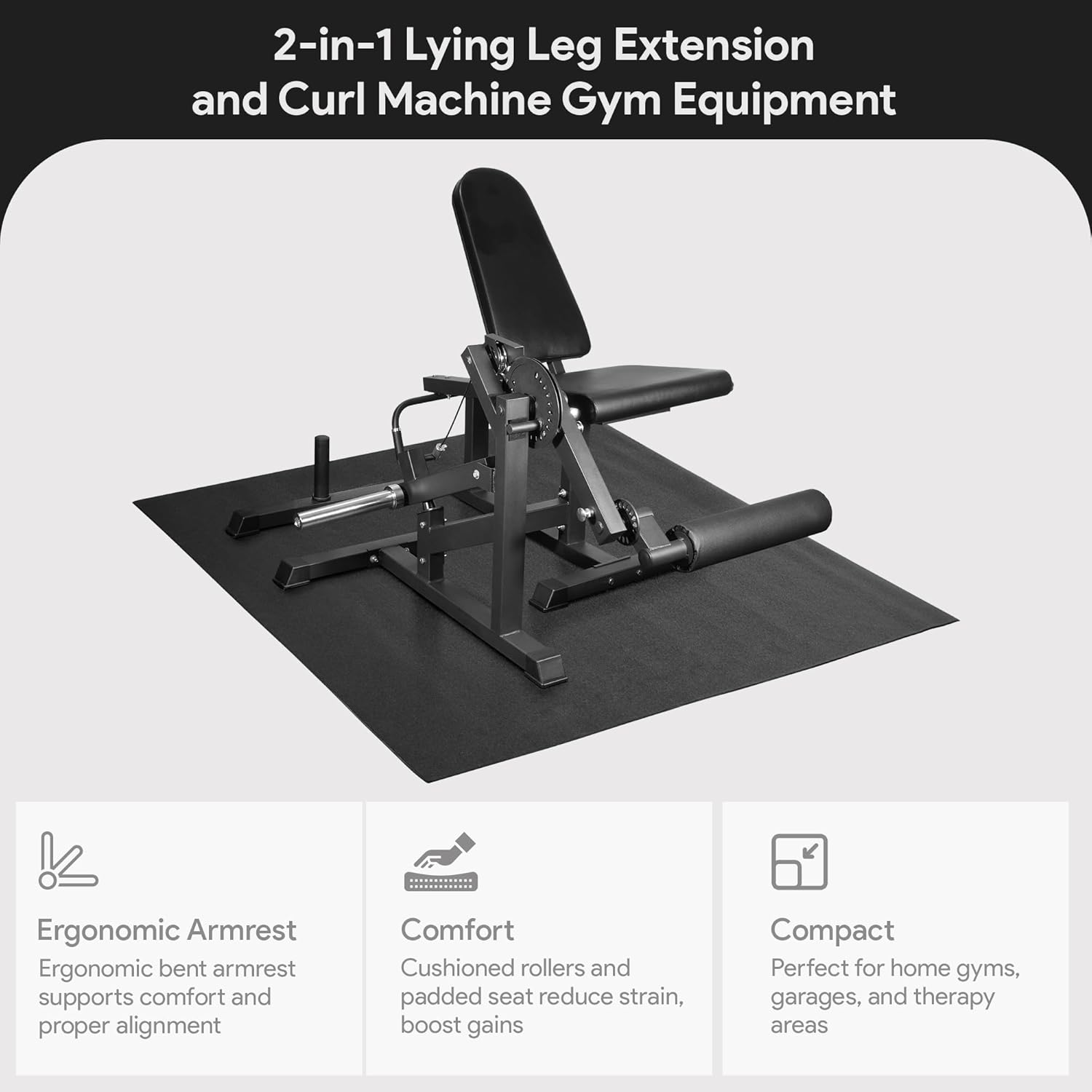 Máquina 2 em 1 para Extensão e - Home Gym Leg Extension Machine avaliação e preço