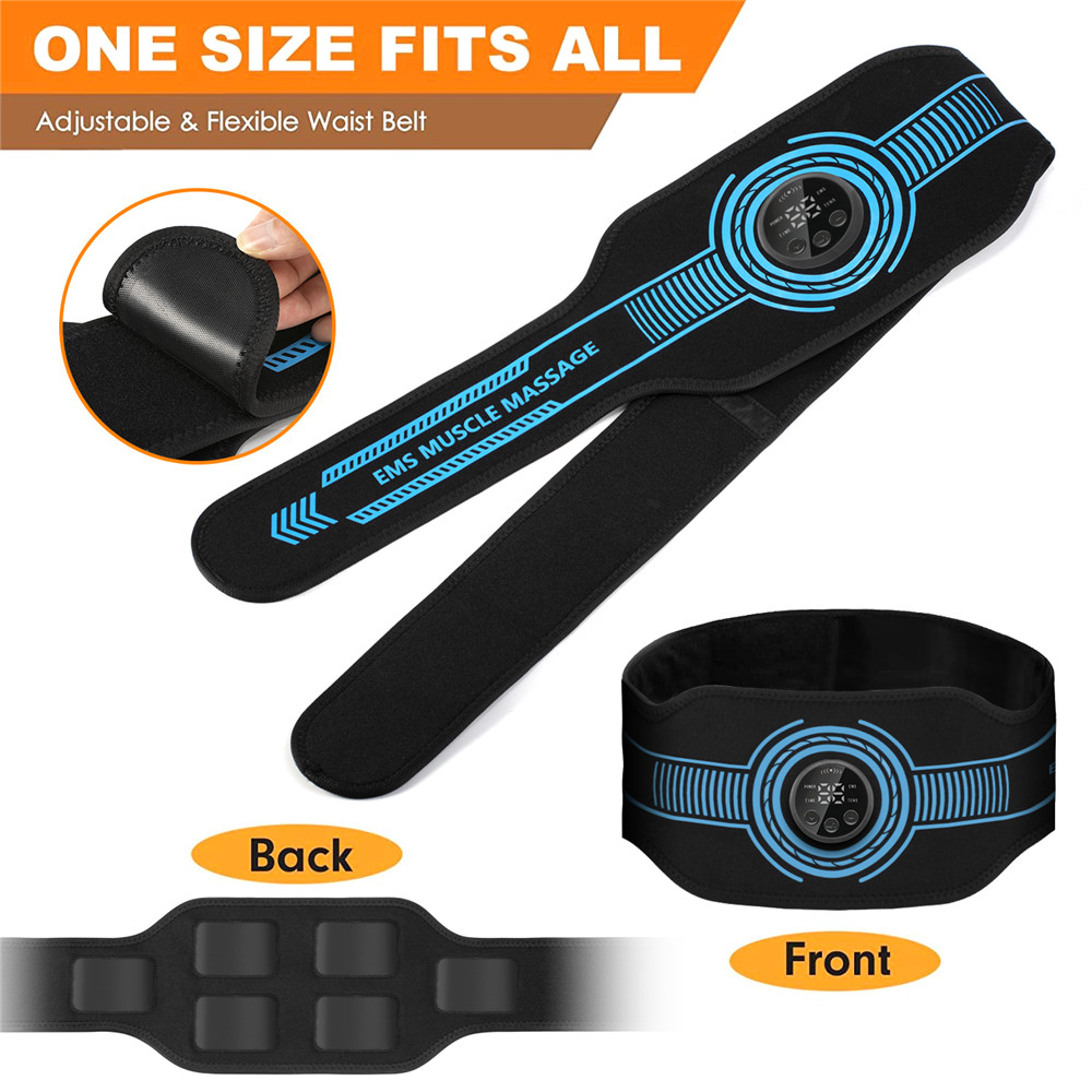 Usb recarregável treinador mus - Weight Belt Lifting avaliação e preço