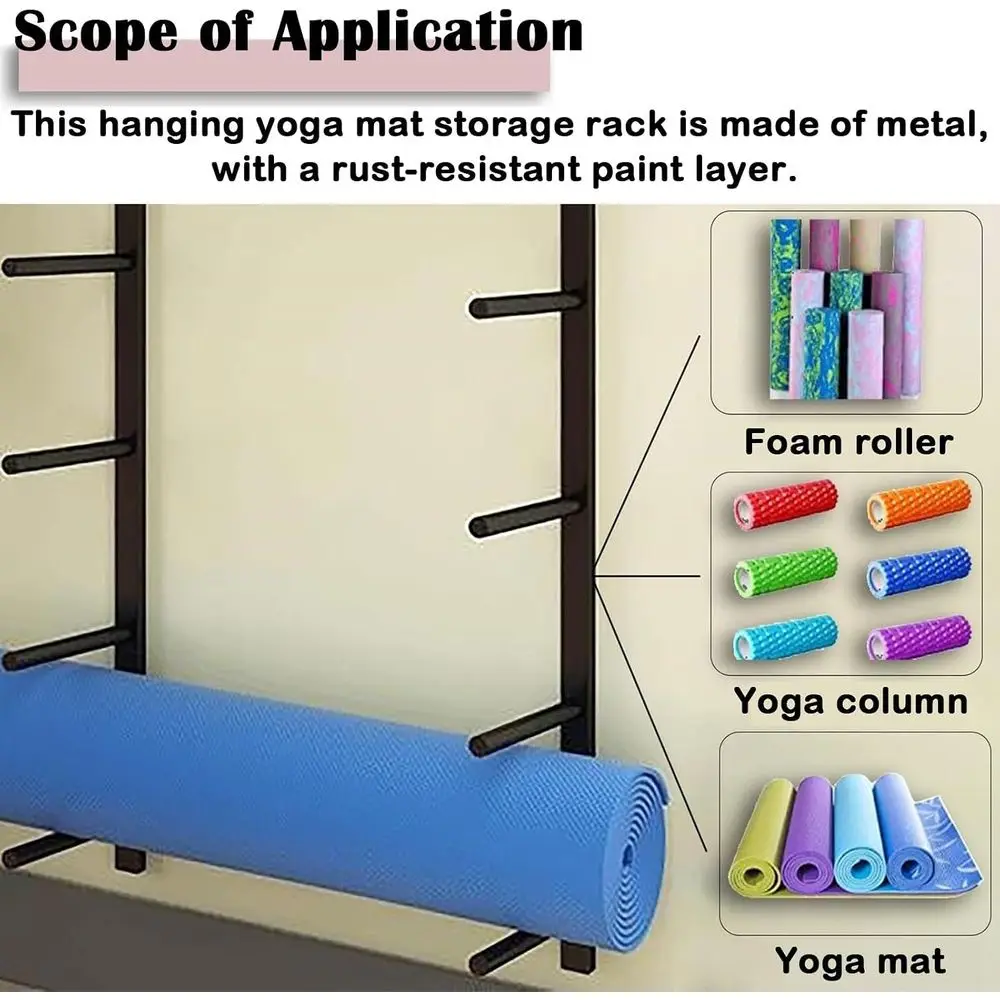 Suporte de Metal para Academia - Home Gym Yoga Storage avaliação e preço