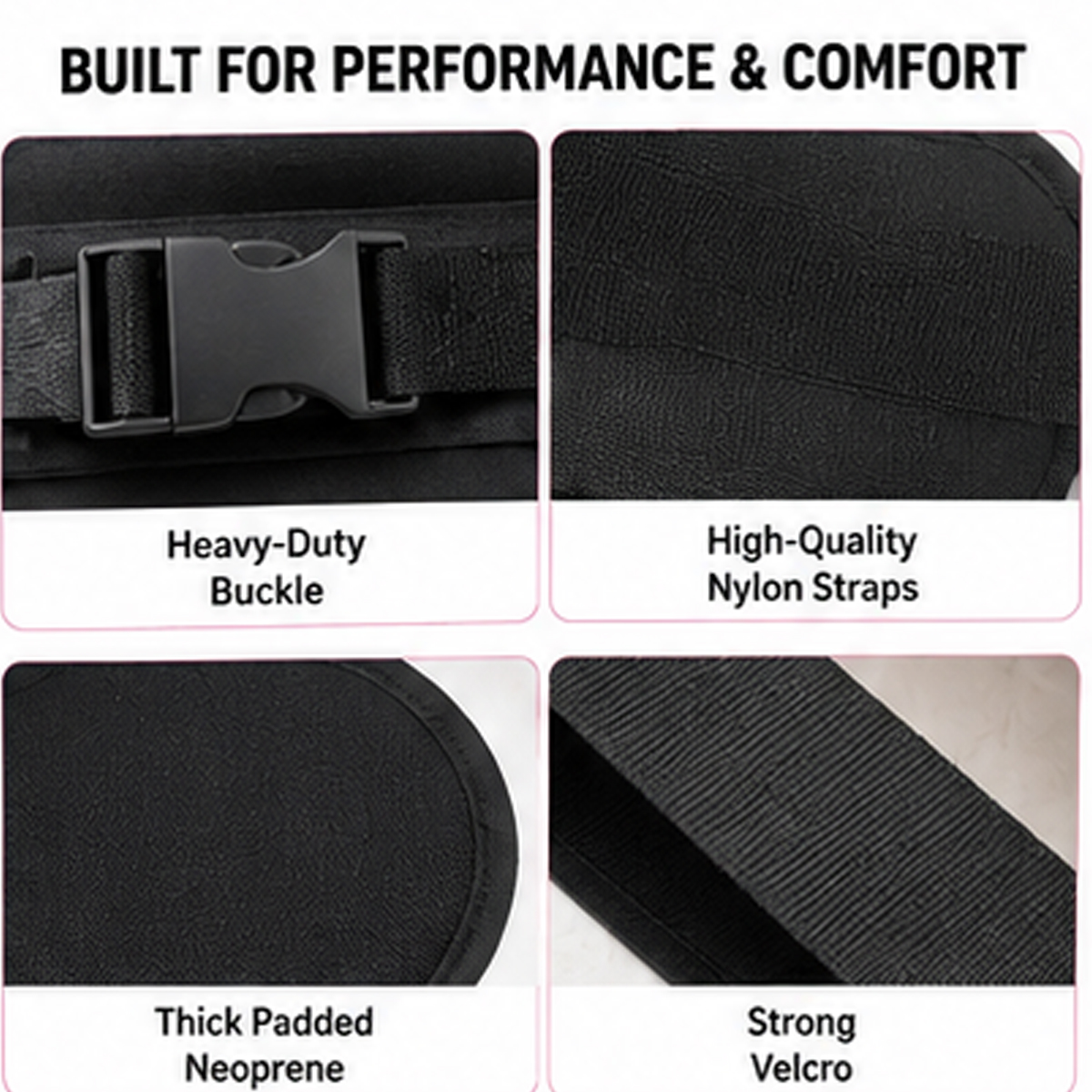 Cinto de Nylon Reforçado para  - Weight Belt Lifting avaliação e preço
