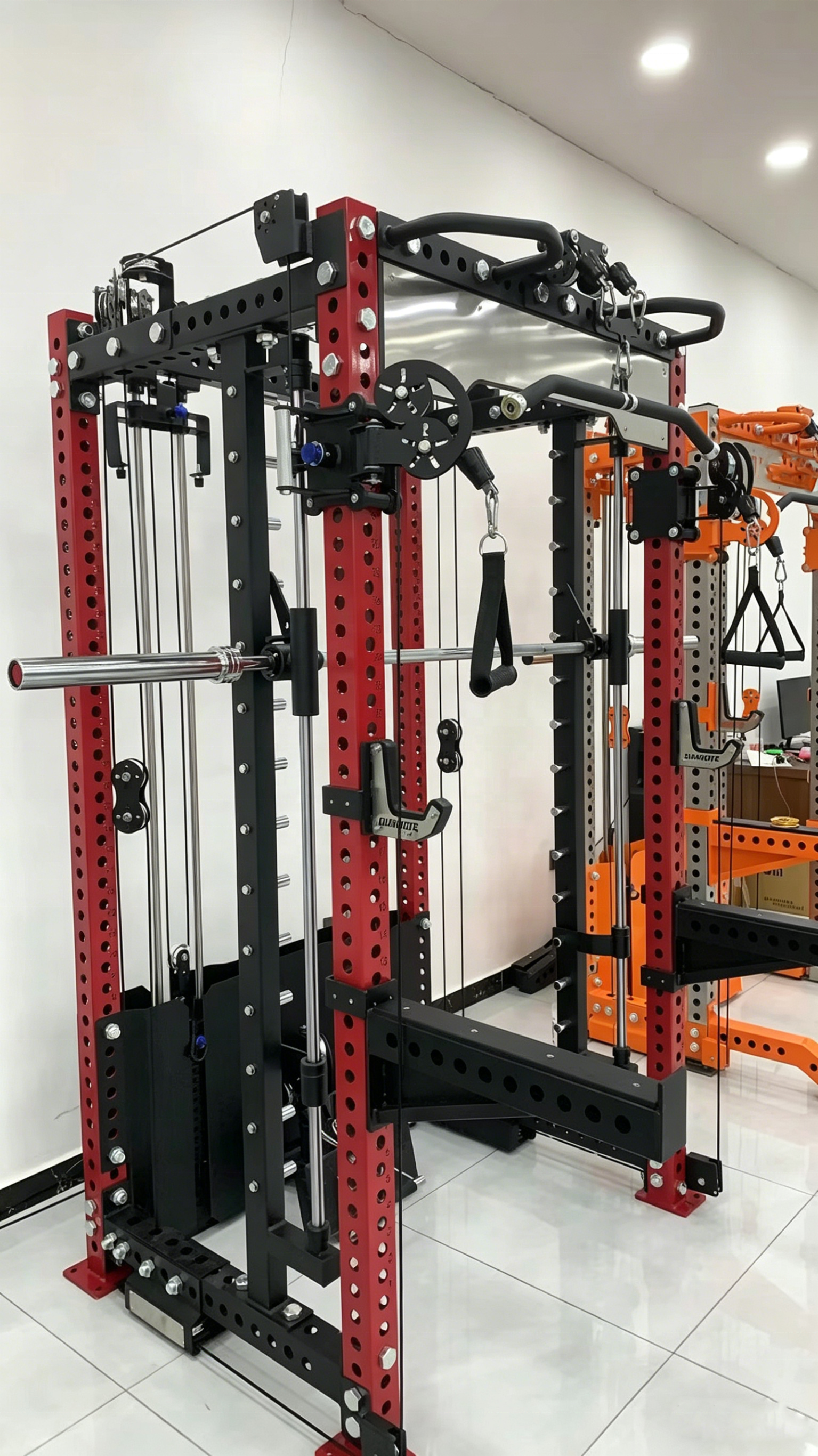 Máquina Smith Multifuncional p - Home Gym One Machine avaliação e preço
