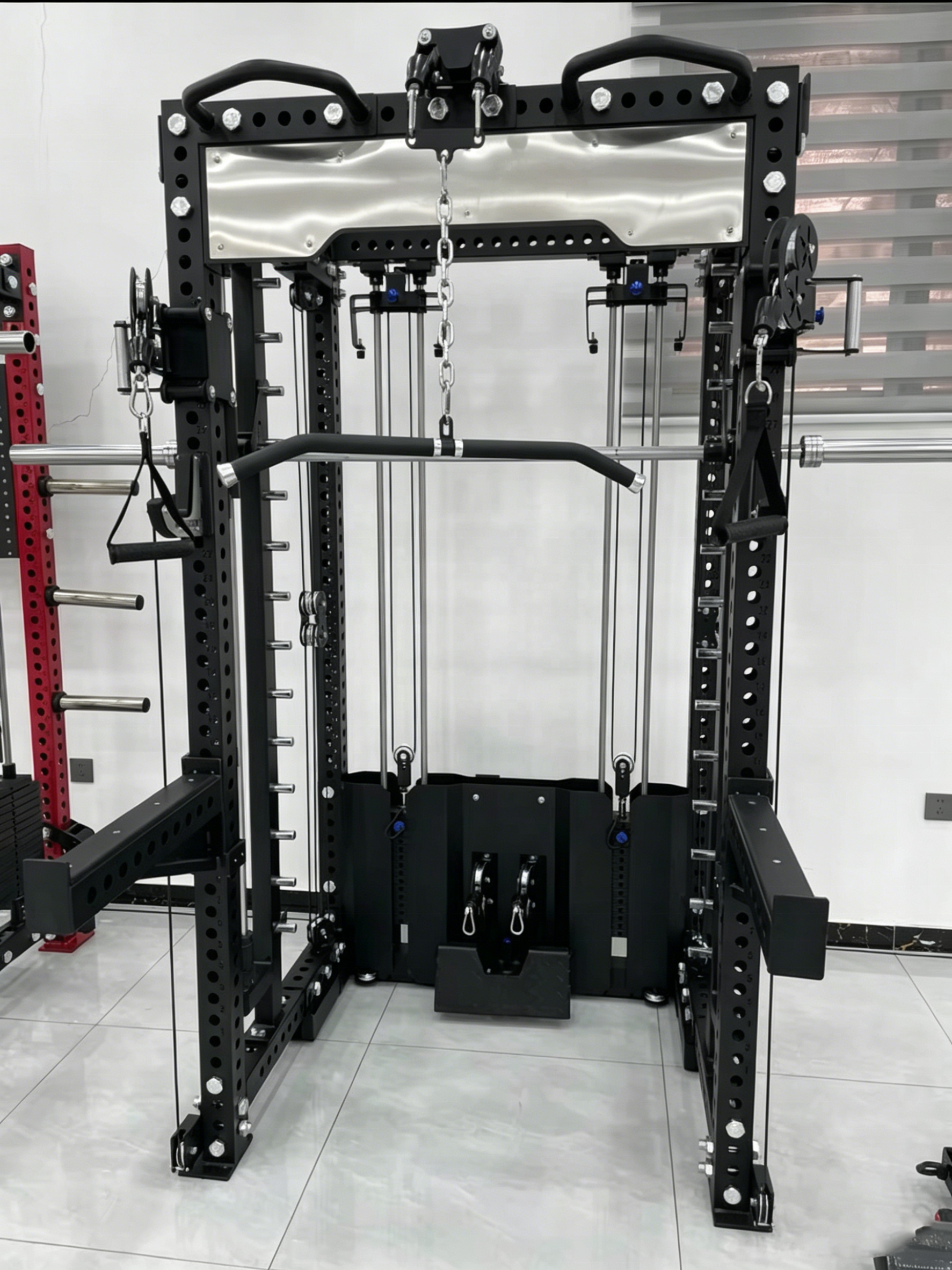 Máquina Smith Multifuncional p - Home Gym One Machine avaliação e preço
