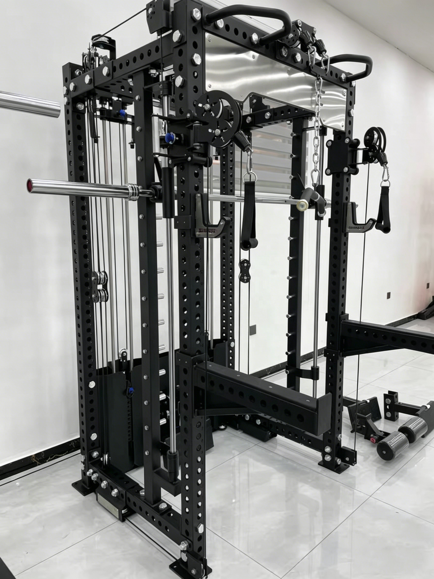 Máquina Smith Multifuncional p - Home Gym One Machine avaliação e preço