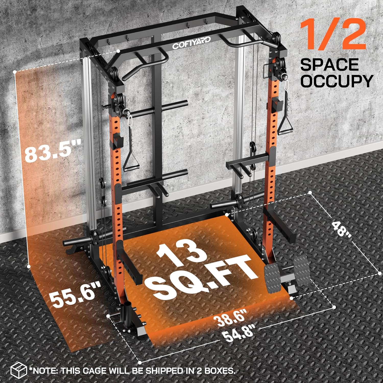 Power Cage, Power Rack com Sis - Home Gym Cable Pulley System avaliação e preço