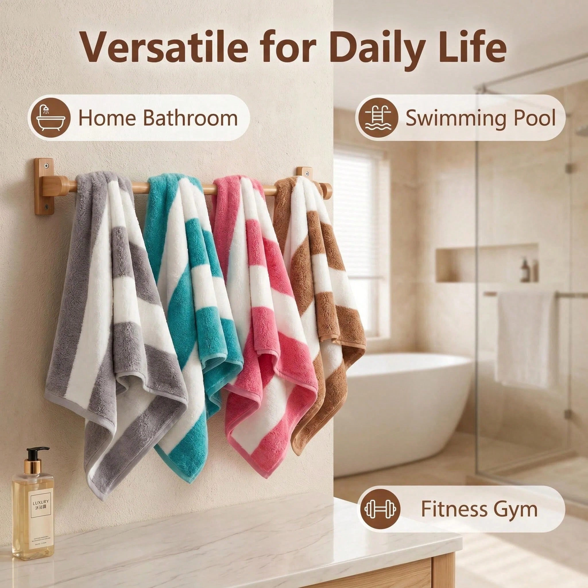 Toalha de praia grande ultra m - Home Gym One Machine avaliação e preço