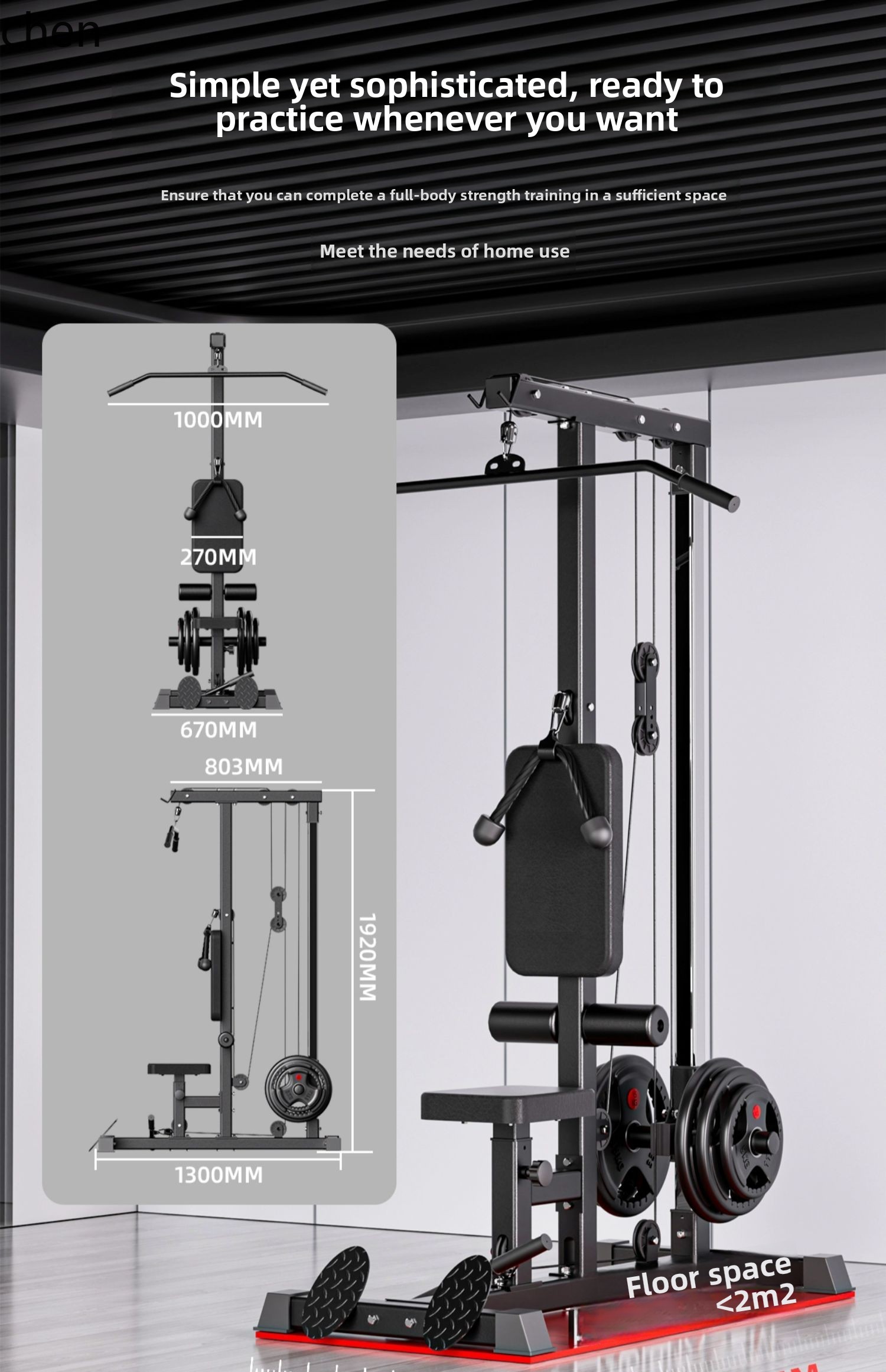 Zml pull down trainer casa úni - Home Gym One Machine avaliação e preço