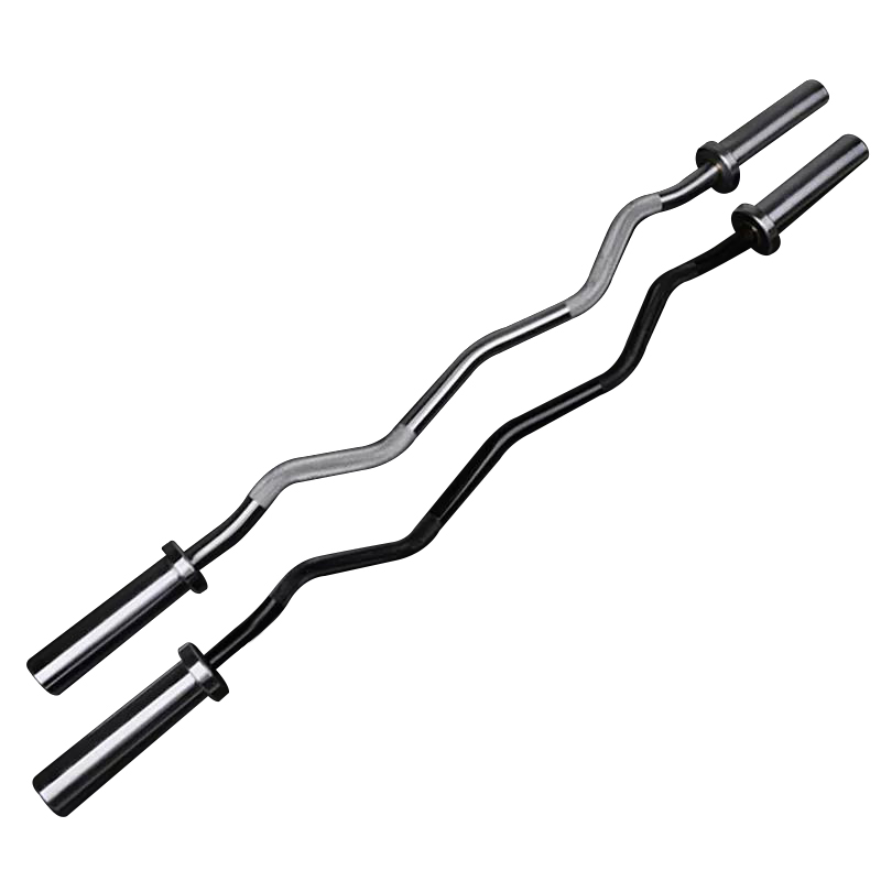 Barra de barra ez curvada de a - Barbell Curl Bar avaliação e preço
