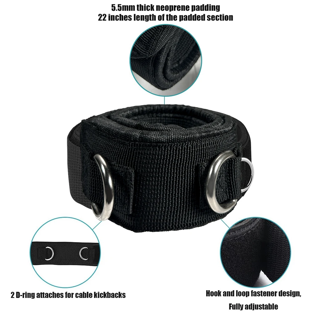 1 Par de Alças de Tornozelo pa - Home Gym Leg Extension Machine avaliação e preço
