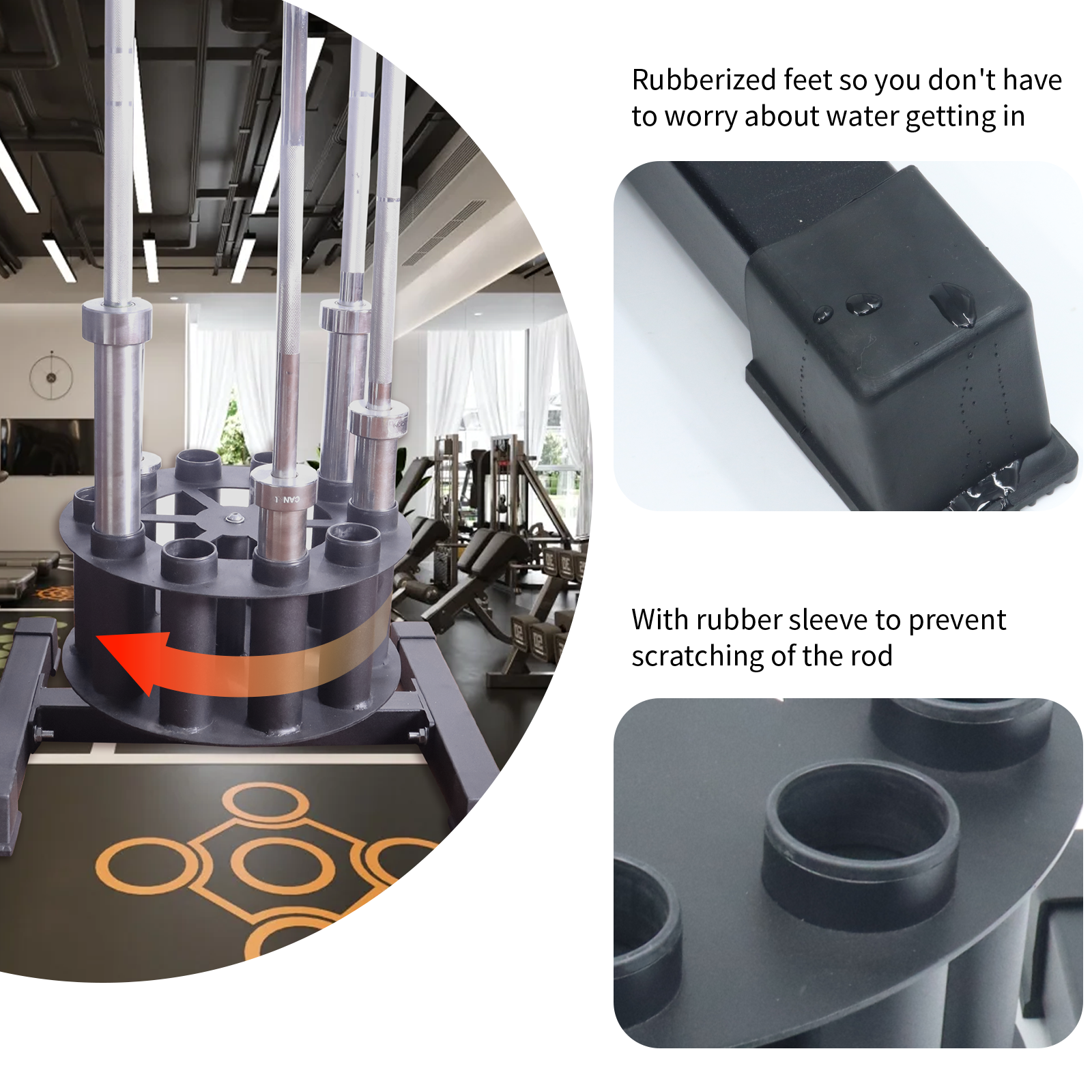 Suporte de rack de armazenamen - Barbell Curl Bar avaliação e preço