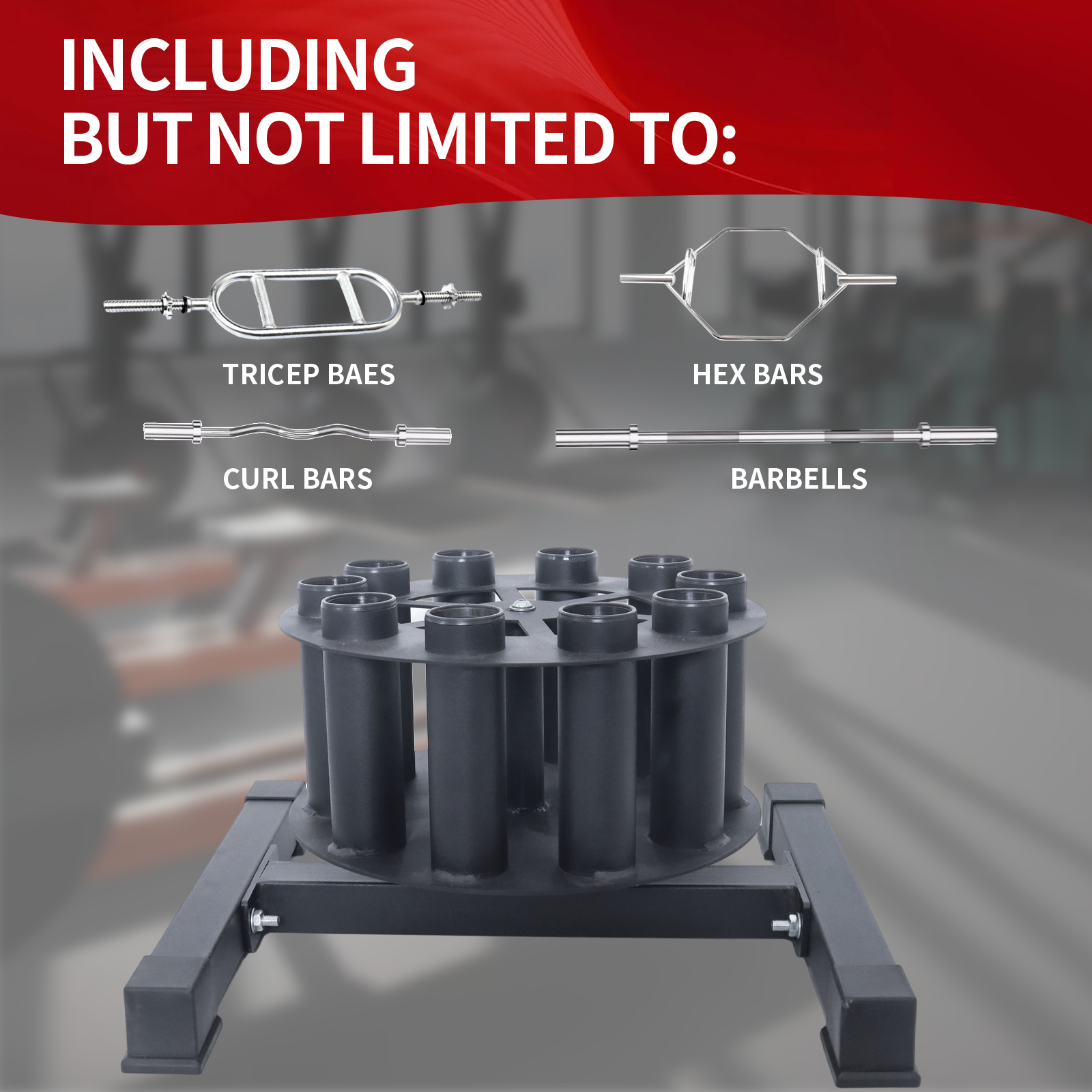 Suporte de rack de armazenamen - Barbell Curl Bar avaliação e preço