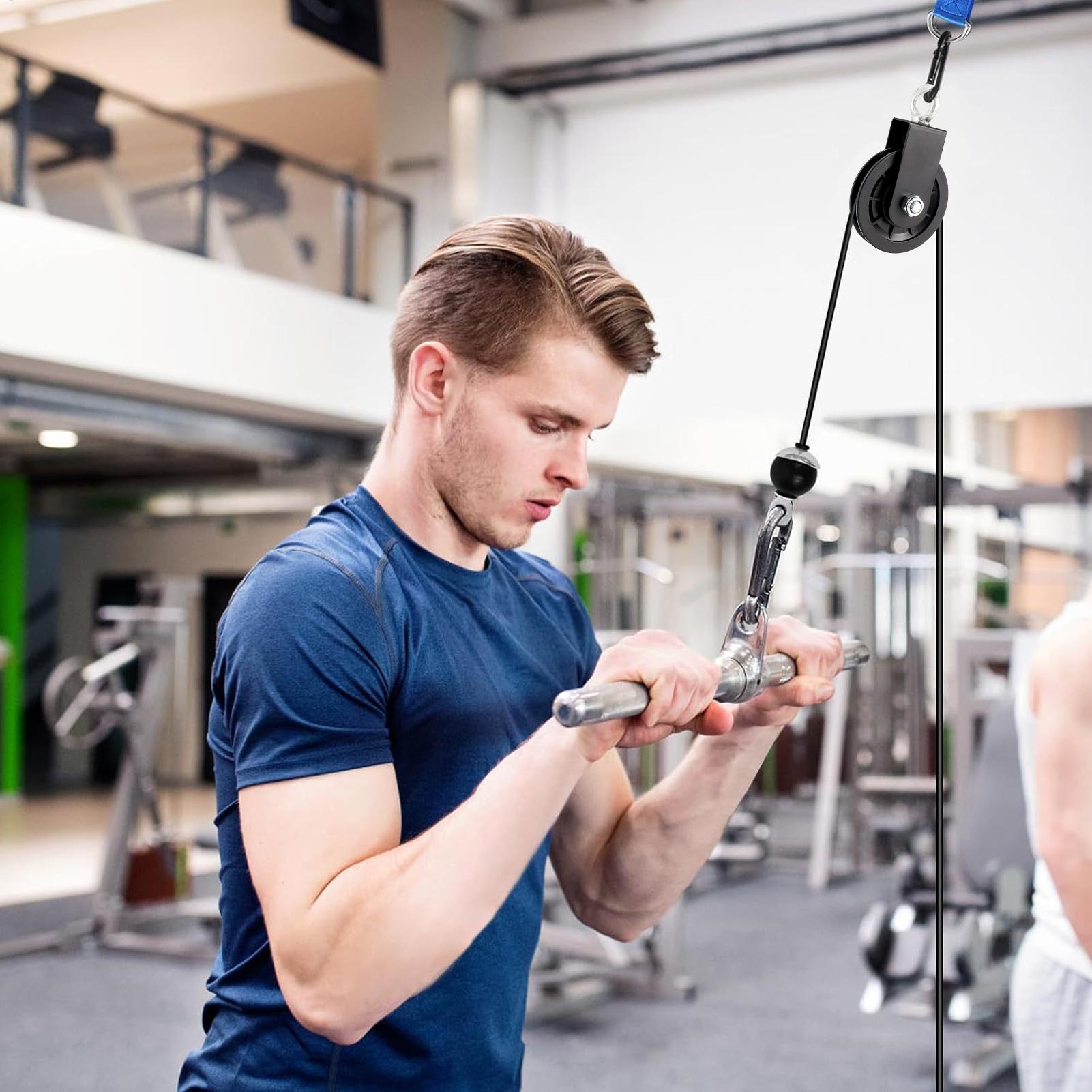 Roldana de Polia para Academia - Home Gym Cable Pulley System avaliação e preço