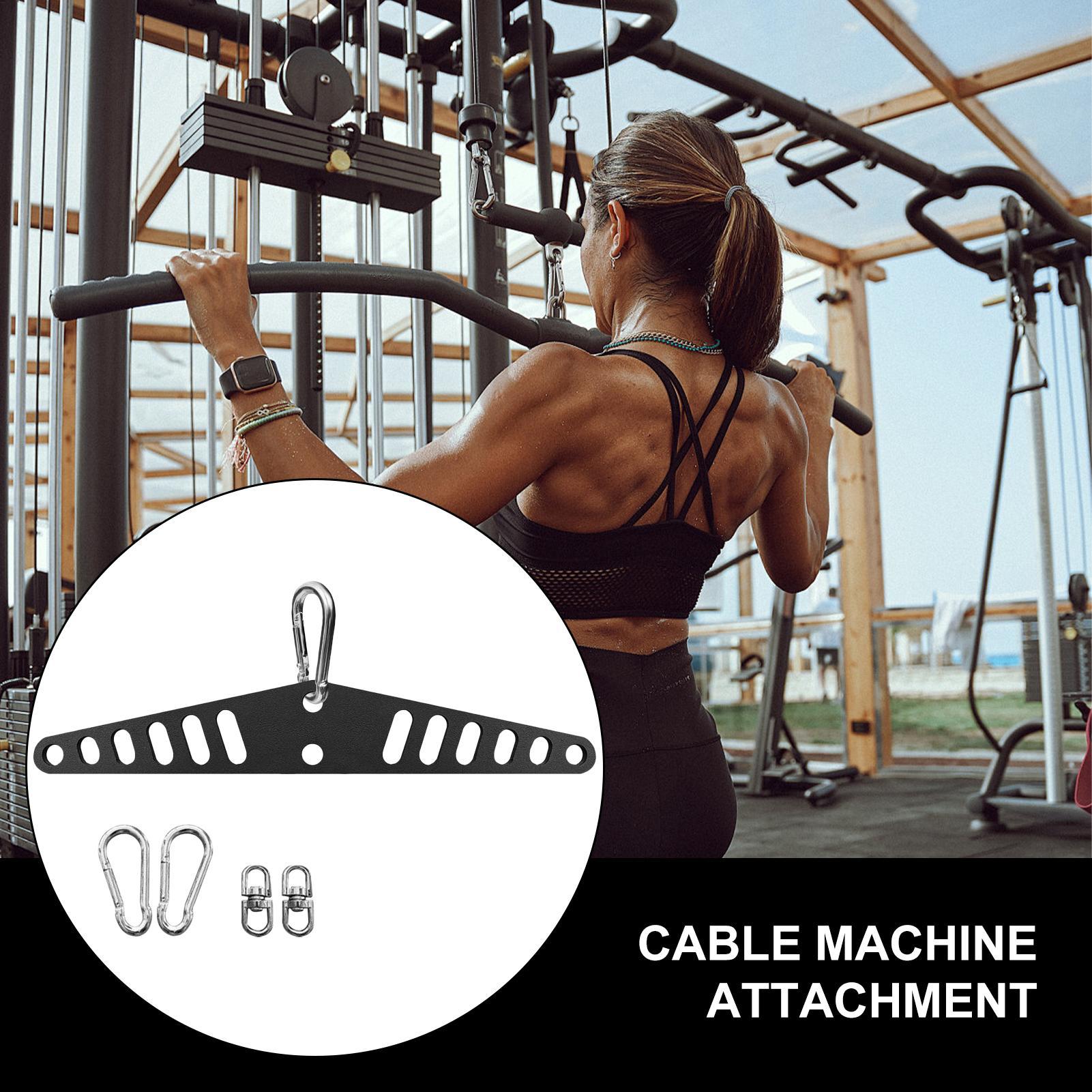 Máquina de cabo acessório poli - Home Gym Cable Pulley System avaliação e preço