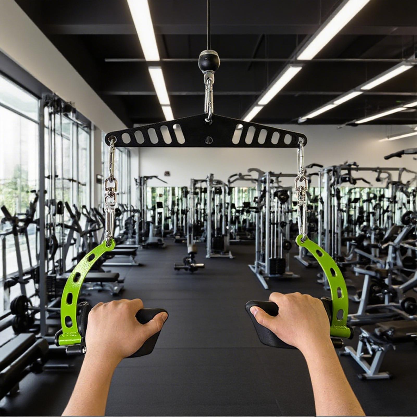 Máquina de cabo acessório poli - Home Gym Cable Pulley System avaliação e preço