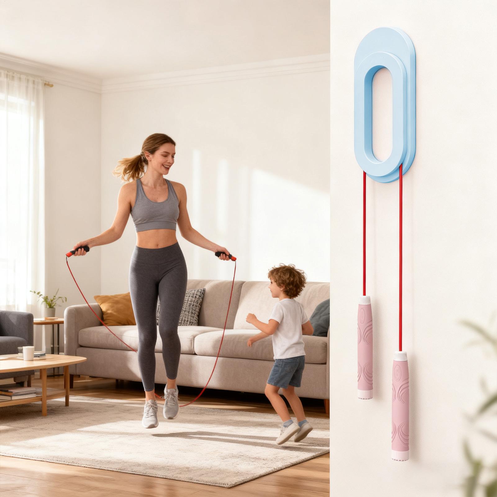 Montado na parede pular corda  - Home Gym Yoga Storage avaliação e preço