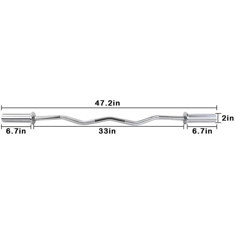 Novo Produto: Barra de Haltere - Barbell Curl Bar avaliação e preço