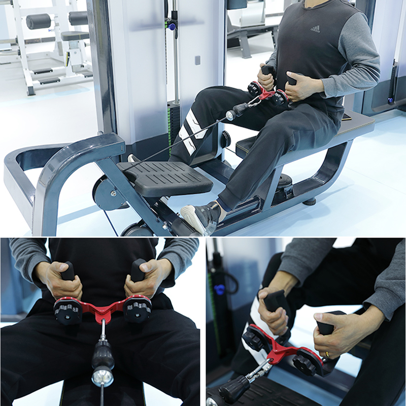 Ajustável fitness lat puxar pa - Home Gym Cable Pulley System avaliação e preço